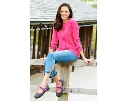 Womens Wide Fit Mary Jane  Slippers - Pitsford