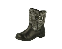 Womens Wide Fit Calf Length Boots - Kite
