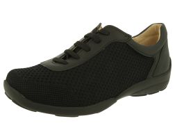 Womens Wide Fit Stretch Panel Trainers - Coot