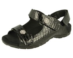 Womens Wide Fit Adjustable Strap Sandals - Pintail