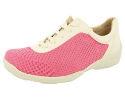 Womens Wide Fit Stretch Panel Trainers - Barrow