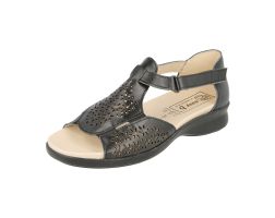 Womens Wide Fit Stretch Panel Full Back Sandals - Halford