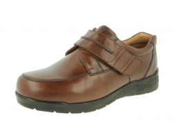 Mens Wide Fit Touch Strap Casual Shoes - Donald