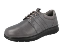 Mens Wide Fit Lace Up Casual Shoes - Patrick