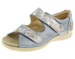 Womens Wide Fit Adjustable Strap Sandals - Surf
