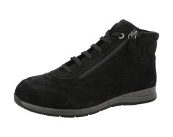 Womens Wide Fit Twin Zip Easy Access Lace Boots - Flat