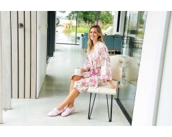 Womens Wide Fit Easy Access House Shoe - Katya