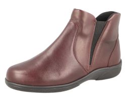 Womens Wide Fit Zip Up Boots - Daylily