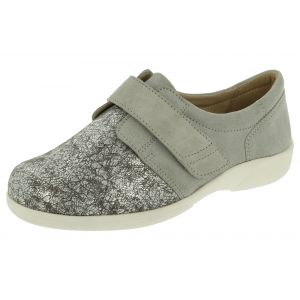 Womens Wide Fit Easy Access Stretch Flat Shoes - Firecrest