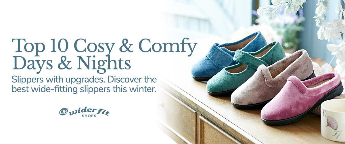 Get Comfy And Cosy With Our Top 10 Wide-Fitting slippers
