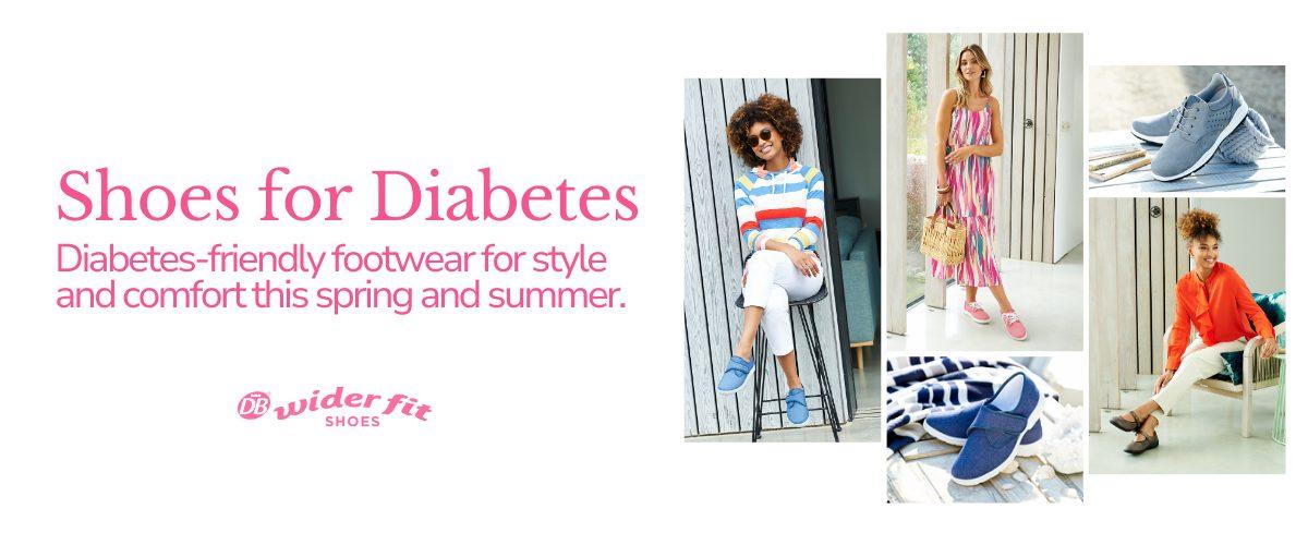Wide-fitting shoes for Men and Women with Diabetes