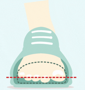 Hidden Foot Depth Icon