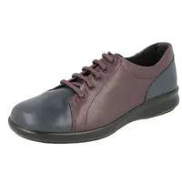 A shoe with lace fastening
