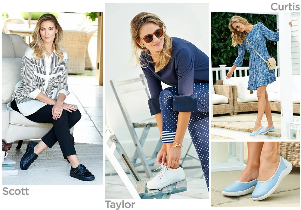 A collection of women of women with shoes